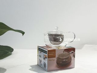 No. 3 - Bình Trà Thủy Tinh Hario Chacha Kyusu MaruCHJMN-45T - 2