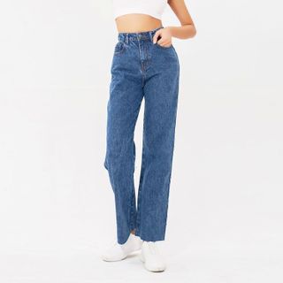No. 1 - Quần Jeans Ống Rộng Lưng Cao Aaa Jeans - 4