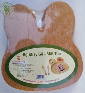 No. 4 - Khay Ăn Cho Bé Hình Thỏ Gỗ Beech - 3