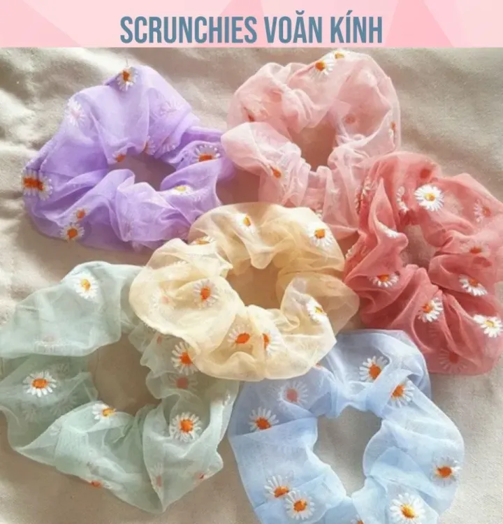 No. 7 - Scrunchies Hoa Cúc Dễ Thương - 2