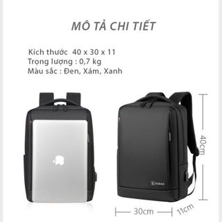 No. 6 - Balo Laptop Nam Nữ Cao Cấp GUBAGGB-BL03 - 3