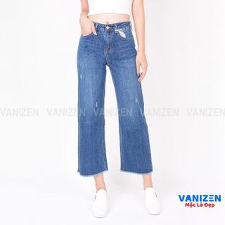 No. 2 - Quần Jeans Nữ Ống Suông Rộng Mã 424 VANIZEN - 2