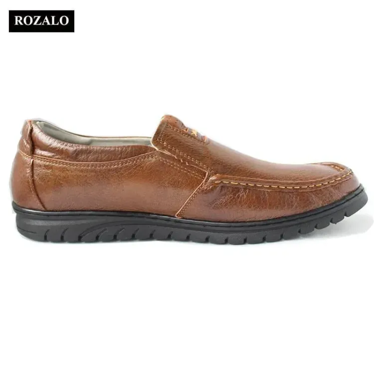 No. 5 - Giày Slip On Nam Da Bò Rozalo R6792 - 2