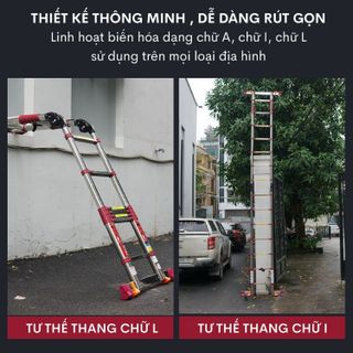 No. 1 - Thang Rút Đôi Inox FUJIHOME TLA09IR - 3