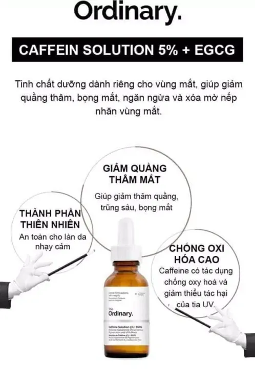 No. 1 - The Ordinary Serum Caffeine Solution 5% + EGCG - 5