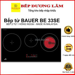 No. 5 - Bếp Điện 2 Từ 1 Hồng Ngoại Bauer BE33SE - 3
