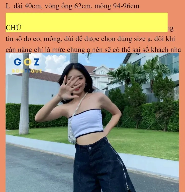 No. 6 - Quần Short Denim Nữ Ống Rộng Lưng Cao GOZ - 6