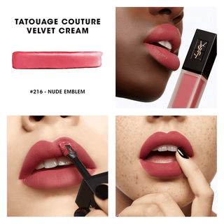 No. 8 - Son Môi Tatouage Couture Velvet Cream#216 Nude Emblem - 1
