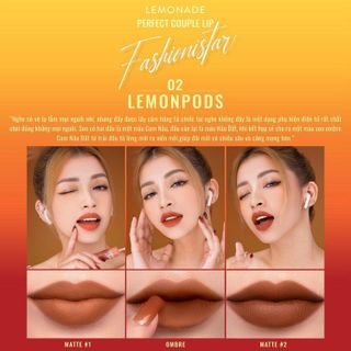 No. 2 - Son Môi Perfect Couple Lip Fashionistar#02 - LEMONPODS - 4