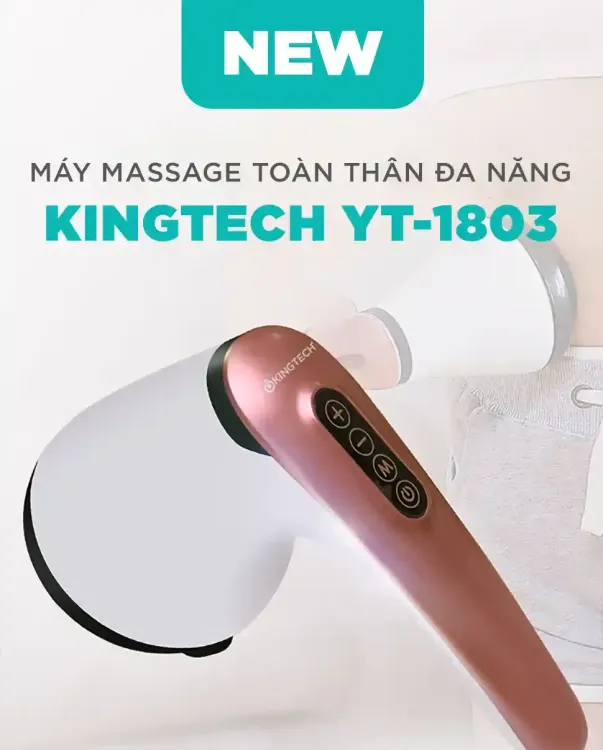 No. 2 - Máy Massage Cầm Tay 8 Đầu Massage KINGTECHYT-1803 - 2
