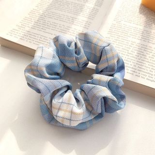 No. 4 - Scrunchies Họa Tiết Caro Vintage Hàn Quốc - 6