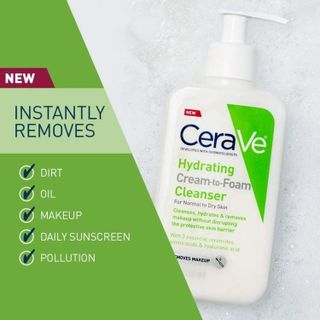 No. 1 - Sữa Rửa Mặt CeraVe Hydrating Cream To Foam Cleanser - 4