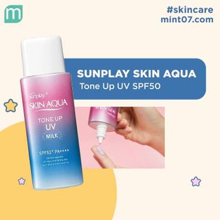 No. 5 - Kem Chống Nắng Sunplay Skin Aqua Tone Up UV Milk SPF50+/PA++++Lavender - 3