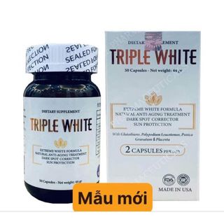 No. 6 - Viên Uống Trắng Da Triple White Glutathione 1200 mg - 1