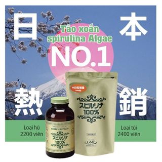 No. 2 - 100% Tảo Xoắn Spirulina Dạng Túi Japan Algae - 3