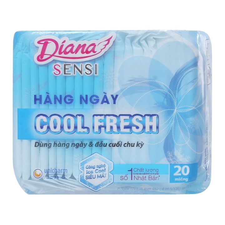 No. 4 - Băng Vệ Sinh Hàng Ngày Diana Sensi Cool Fresh20 miếng - 2