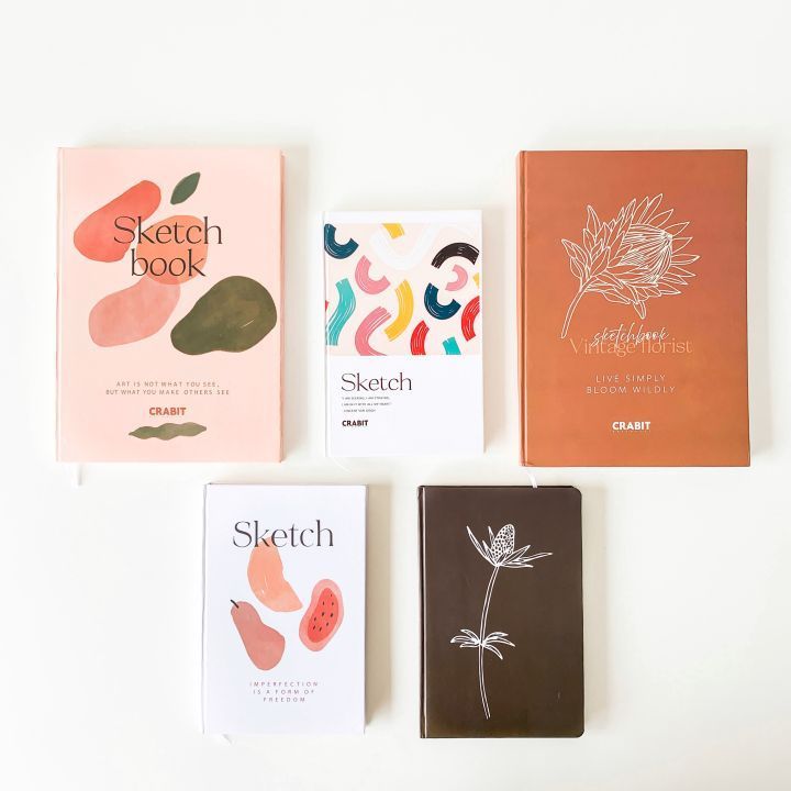 No. 8 - Sổ Sketchbook Florist Plain - 6