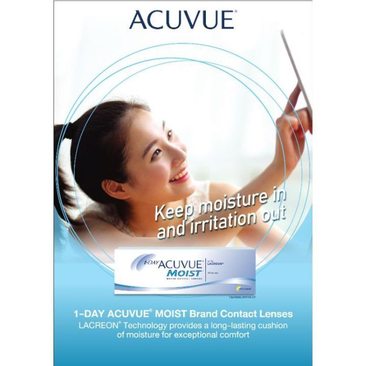 No. 5 - Kính Áp Tròng 1 Ngày Acuvue Moist - 3