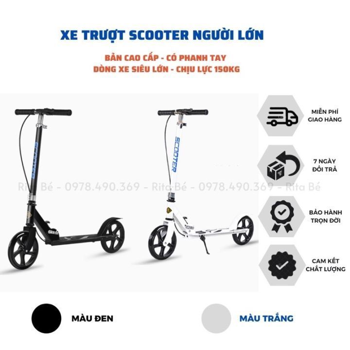 No. 1 - Xe Trượt Scooter Người Lớn BBT Global KM988 - 5