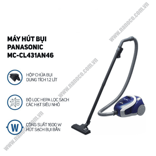 No. 4 - Máy Hút Bụi Dạng Hộp Không Túi PanasonicMC-CL431AN46 - 4