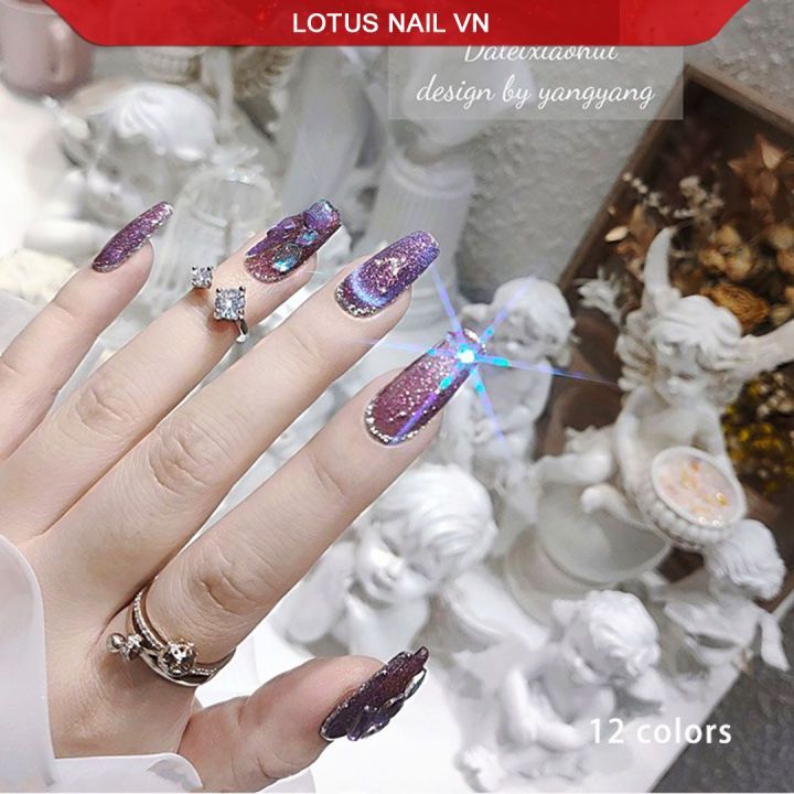 No. 7 - Sơn Gel Mắt Mèo Kim Cương Lotus Vendeeni - 2