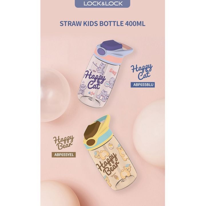 No. 4 - Bình Nước Trẻ Em Lock&Lock Straw Kids BottleABF655BLU - 1