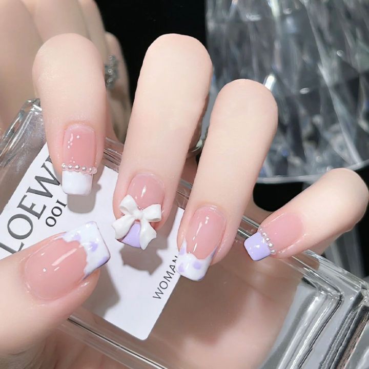 No. 3 - OEM Móng Tay Giả Form Vuông Sang Chảnh - 1