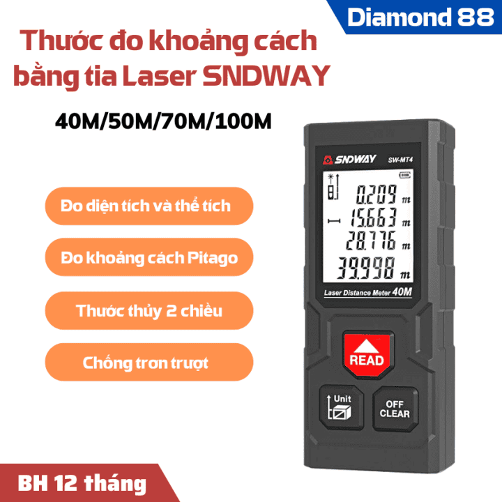 No. 3 - Thước Đo Laser SNDWAY SW-M100 - 5