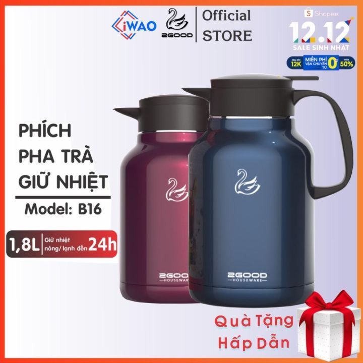 No. 2 - Bình Ủ Trà 2GOOD FLASK B16 - 5