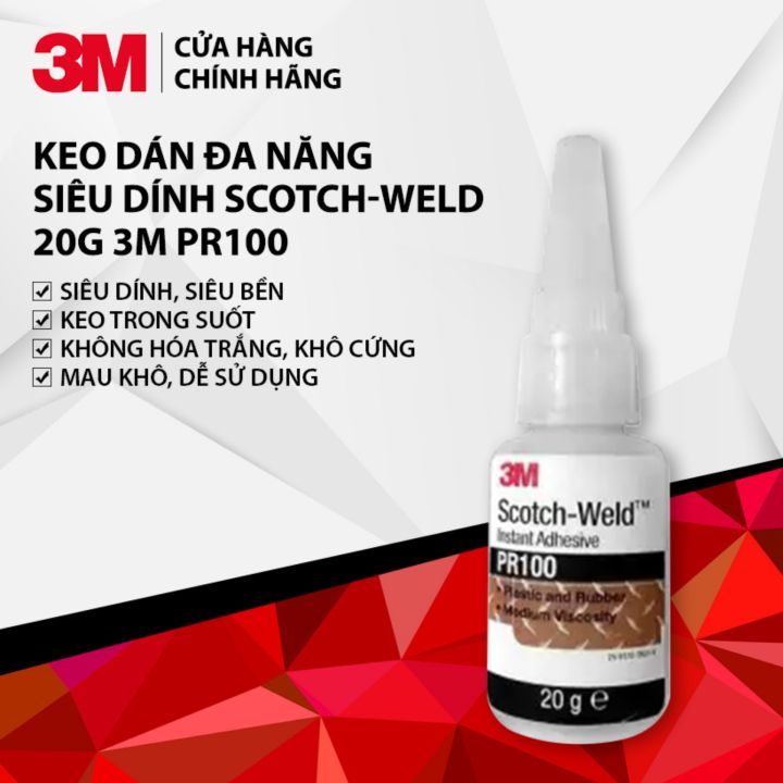 No. 2 - Keo Dán Siêu Dính Scotch-Weld 3M PR100 - 2