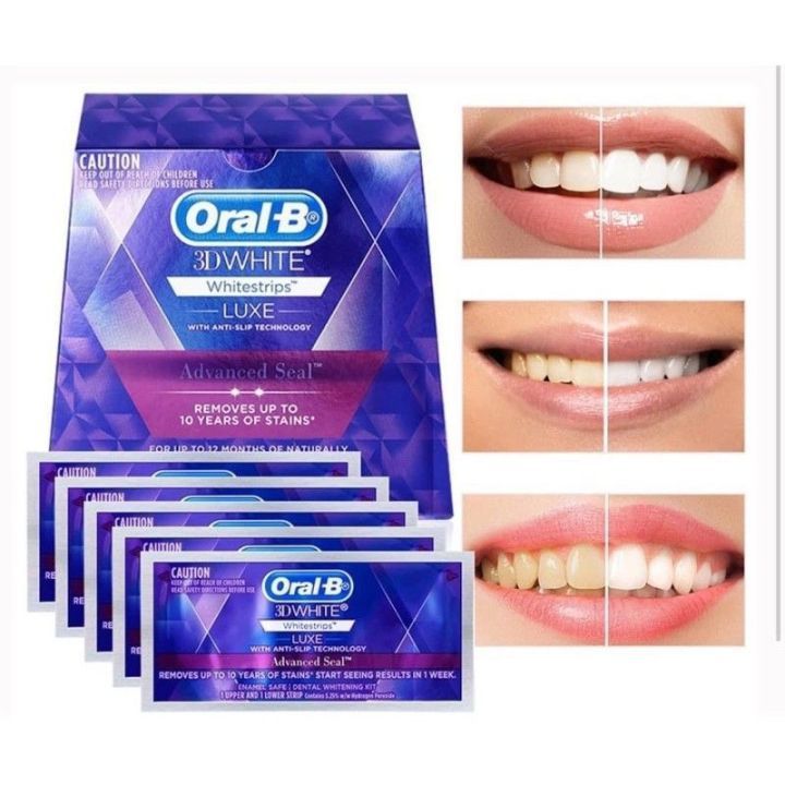 No. 3 - Oral-B 3D White Luxe Advanced Seal Whitestrips - 4