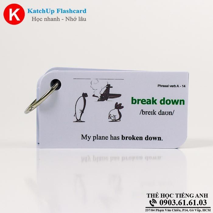 No. 3 - Flashcard Tiếng Anh KatchUp Phrasal Verbs - 1