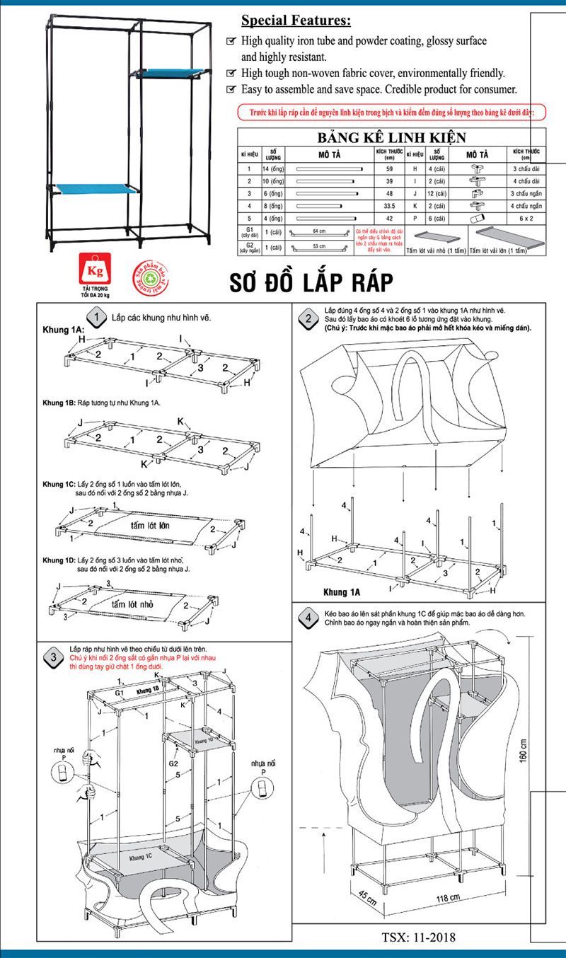 Top 8 Tủ Vải Quần Áo Tốt Nhất Hiện Nay