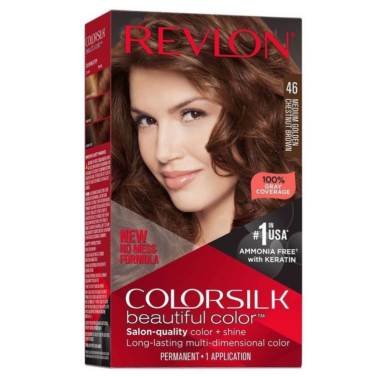 No. 4 - Colorsilk 3D Keratin - Light Gold Brown - 6