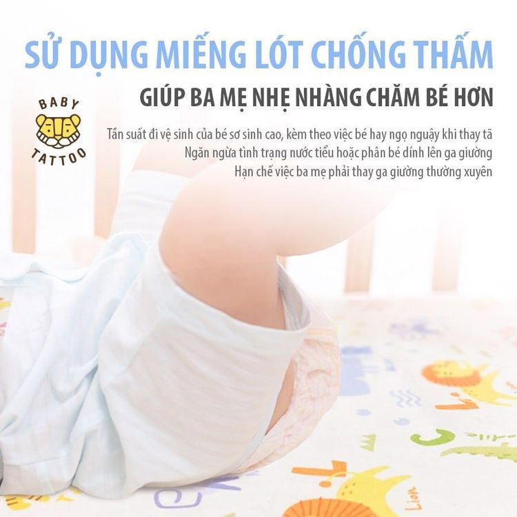 No. 1 - Miếng Lót Chống Thấm Baby Tattoo - 4