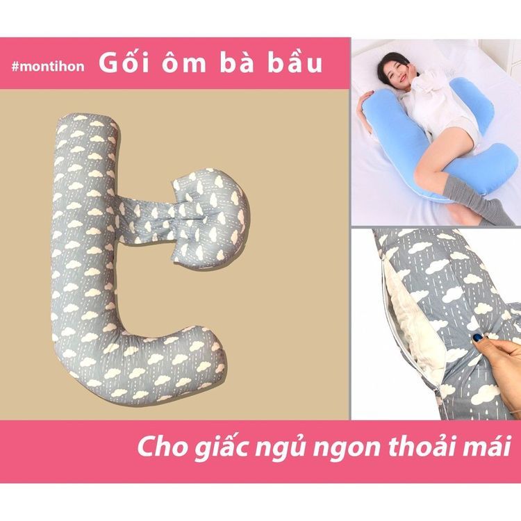 No. 4 - Gối Ôm Bà Bầu Hình Chữ F 2 trong 1 - 2