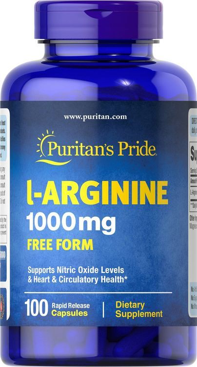 No. 1 - Puritan's Pride L-Arginine 1000mg - 2