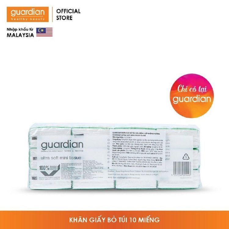 No. 9 - Khăn Giấy Bỏ Túi Siêu Mềm Guardian Ultra Soft Mini - 5