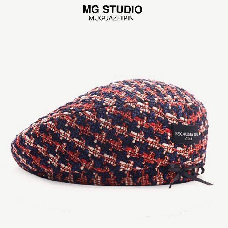 No. 7 - Mũ Nồi MG STUDIO Vải Tuýt Phối Nơ - 2