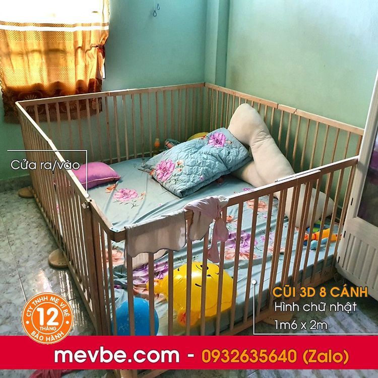 No. 1 - Cũi 3D Trẻ Em 8 Cánh Mẹ Vì Bé - 4