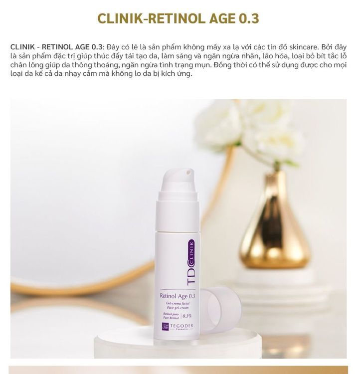 No. 8 - Clinik Retinol Age 0,3% - 5