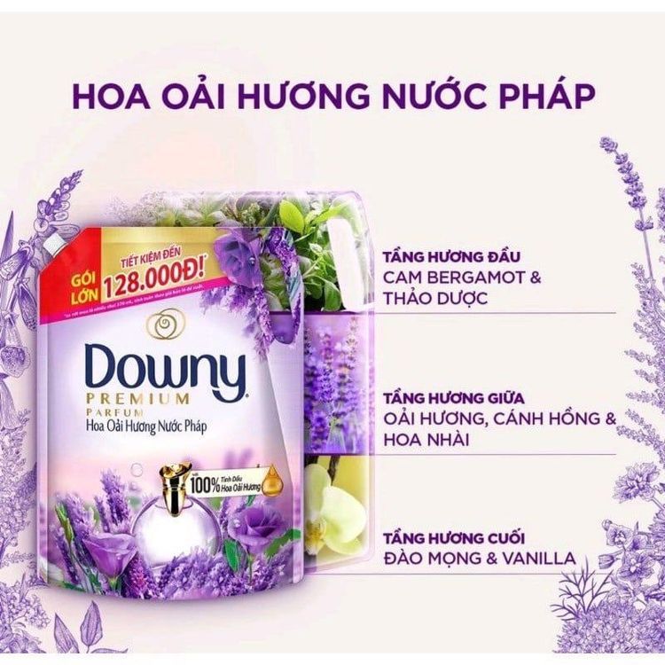 No. 9 - Nước Xả Downy Hương Hoa Oải Hương Pháp - 4