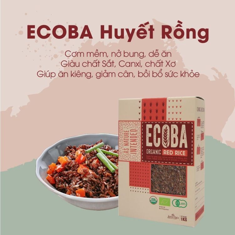 No. 2 - Gạo Lứt Đỏ Hữu Cơ Ecoba - 2