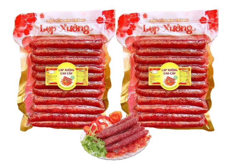 No. 3 - Lạp Xưởng Tôm Ít Mỡ Tân Lộc Phát 500g - 1