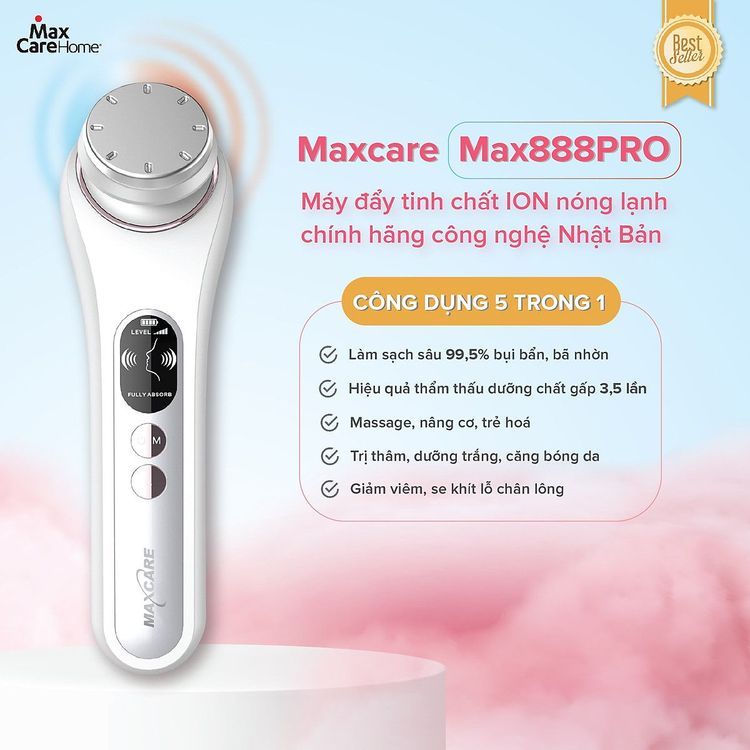 No. 2 - Máy Đẩy Tinh Chất ION Nóng Lạnh Maxcare Max888 PRO - 2