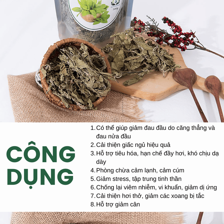 No. 6 - Trà Bạc Hà Sấy Khô Mộc Sắc 100g - 5