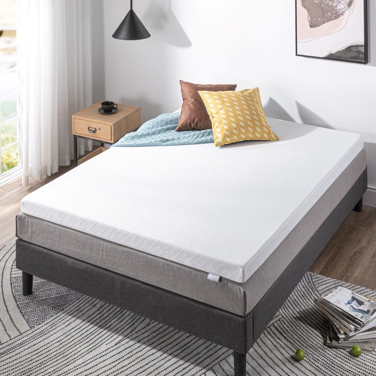 No. 3 - Topper Zinus Memory Foam Siêu Mát Bọc Vải Giảm Nhiệt - 1