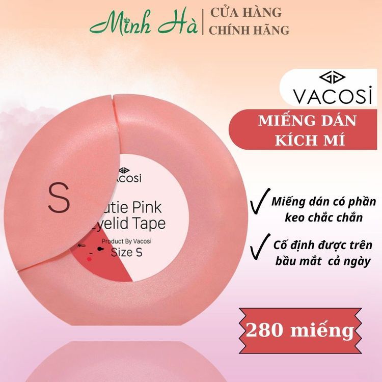 No. 5 - Cuộn Miếng Dán Kích Mí Vacosi Cutie Pink - 4