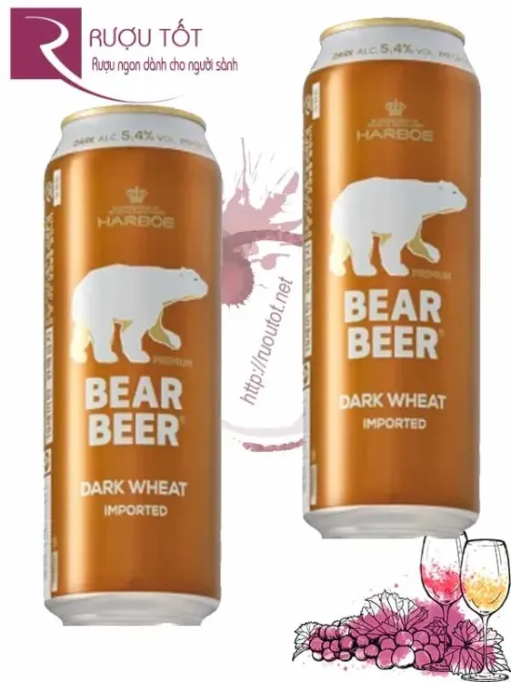 No. 1 - Bia Bear Beer Dark Wheat Imported - 1