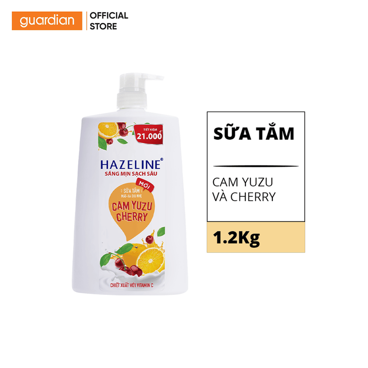 No. 1 - Sữa Tắm Hazeline Tẩy Tế Bào Chết Sáng Da Cam Yuzu Và Cherry - 2